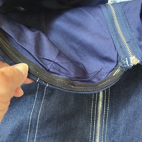 By The Way Dark Denim Strapless Mini Dress Revolve Large - Picture 7 of 13